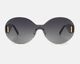 m&oacute; FRONT ROW CANDICE SHIELD SUN, black, large