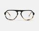X OLIVA CLOSE, black/carey, large
