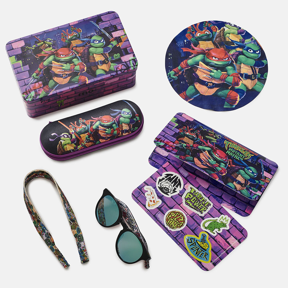 X TORTUGAS NINJA SHELL SUN, black, large image number 2